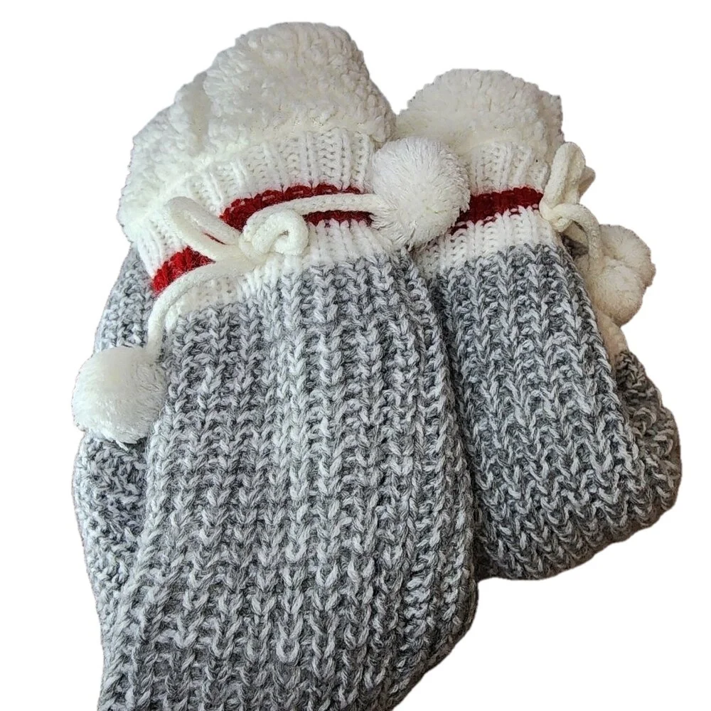Charlie Paige Grey Lounge Socks Size 6-9‎